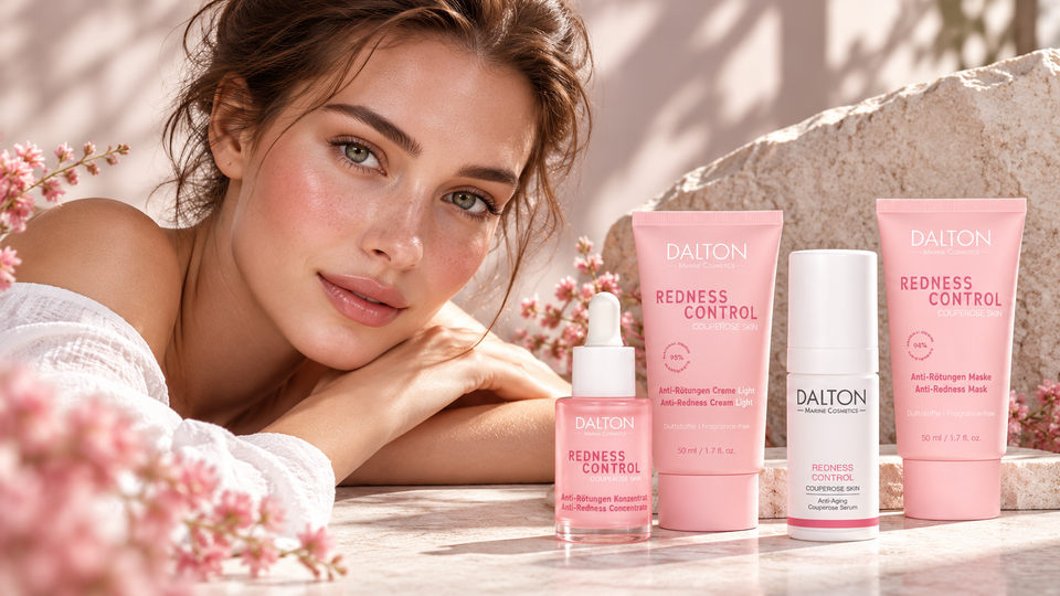 DALTON Redness Control – Îngrijire delicată, calmare și confort pentru pielea sensibilă.