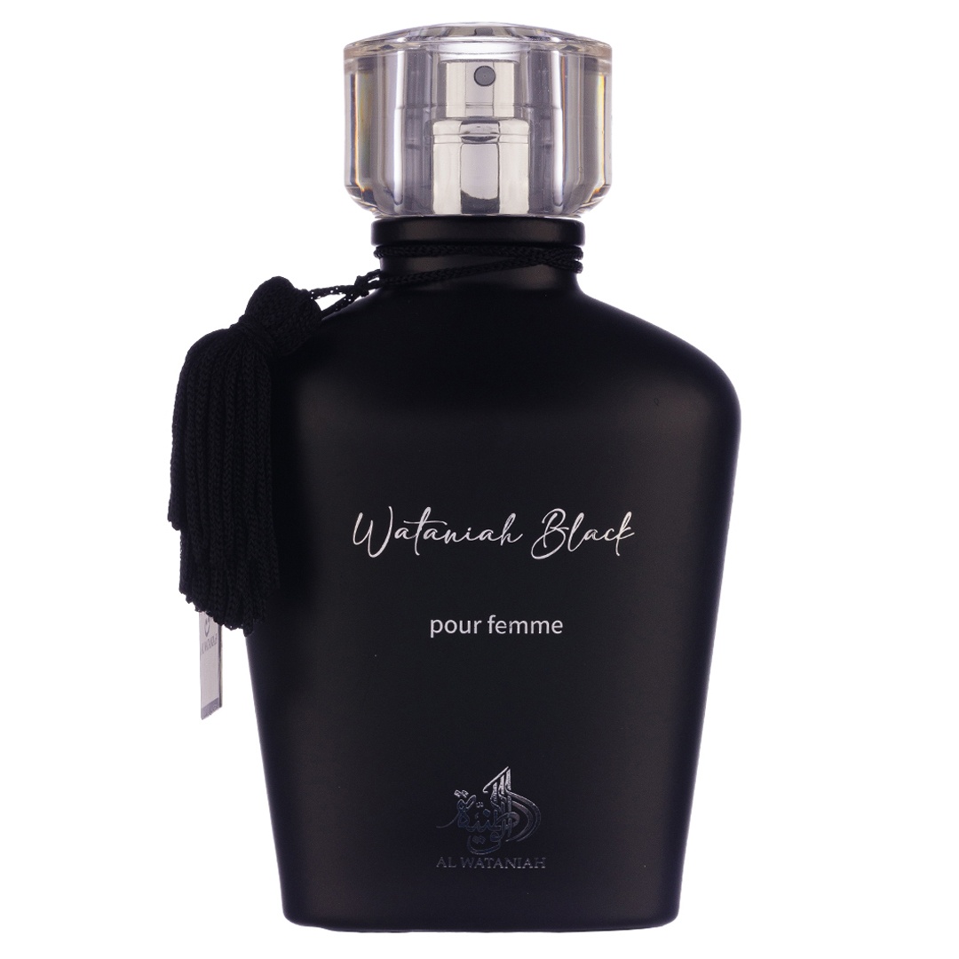 Apa de Parfum Watania Black, Al Wataniah, Femei 100ml