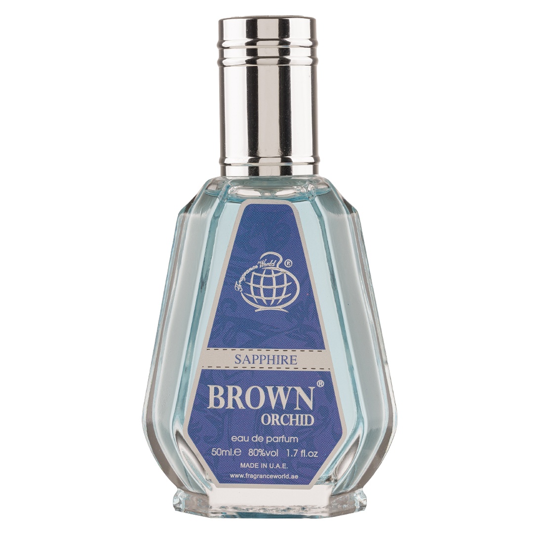 Apa de Parfum Brown Orchid Sapphire, Fragrance World, Unisex 50ml