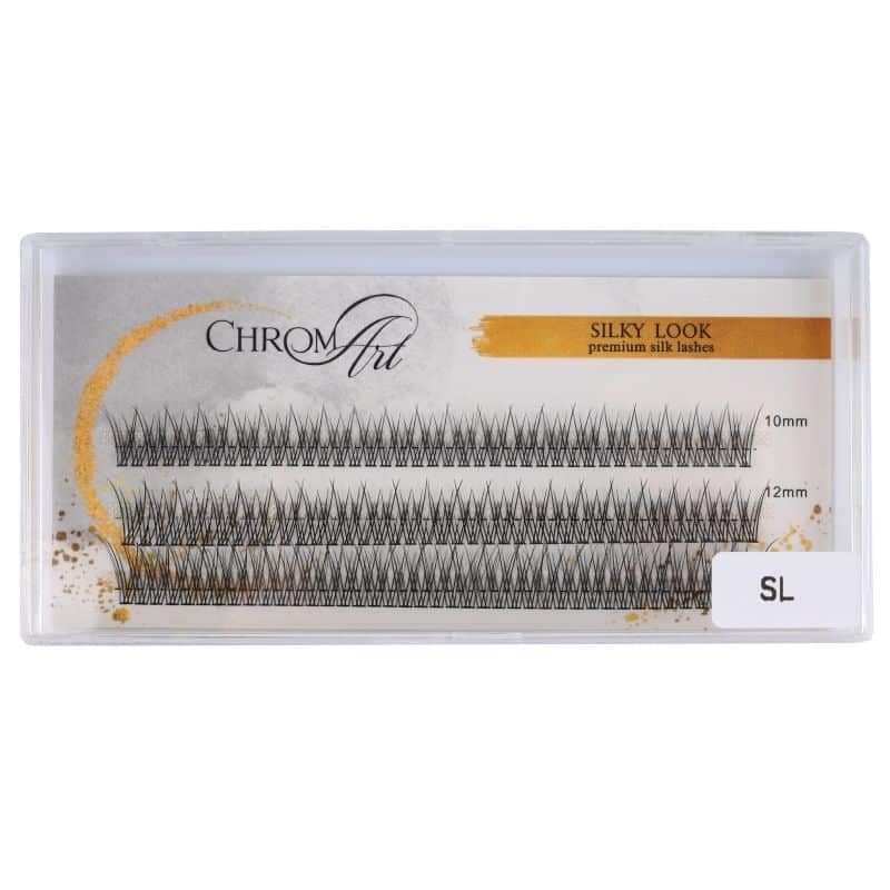 Gene false smocuri ChromArt Premium Silk Lashes - Silky Look Mix