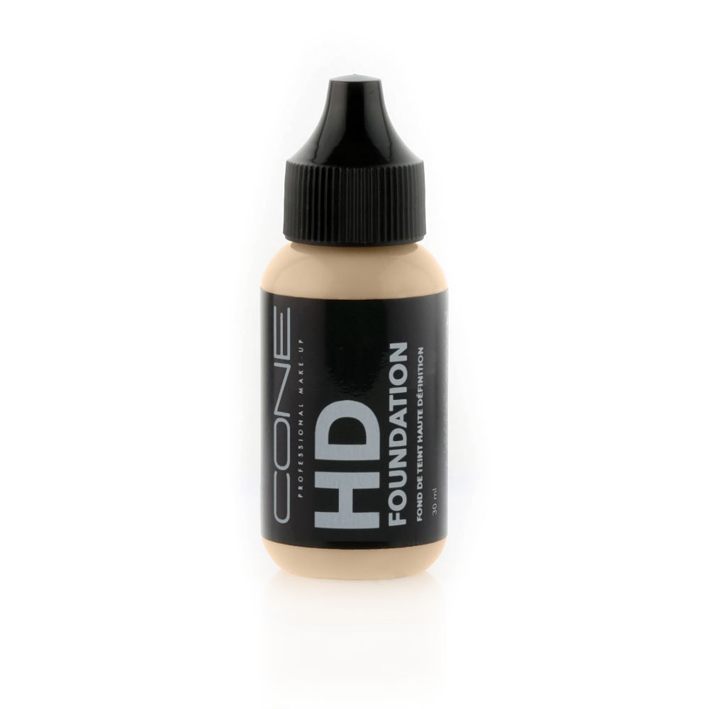 Fond de ten lichid aerograf CONE HD Foundation – acoperire mare, efect profesional, finish mat (Culoare: Neutral Tan- N50)