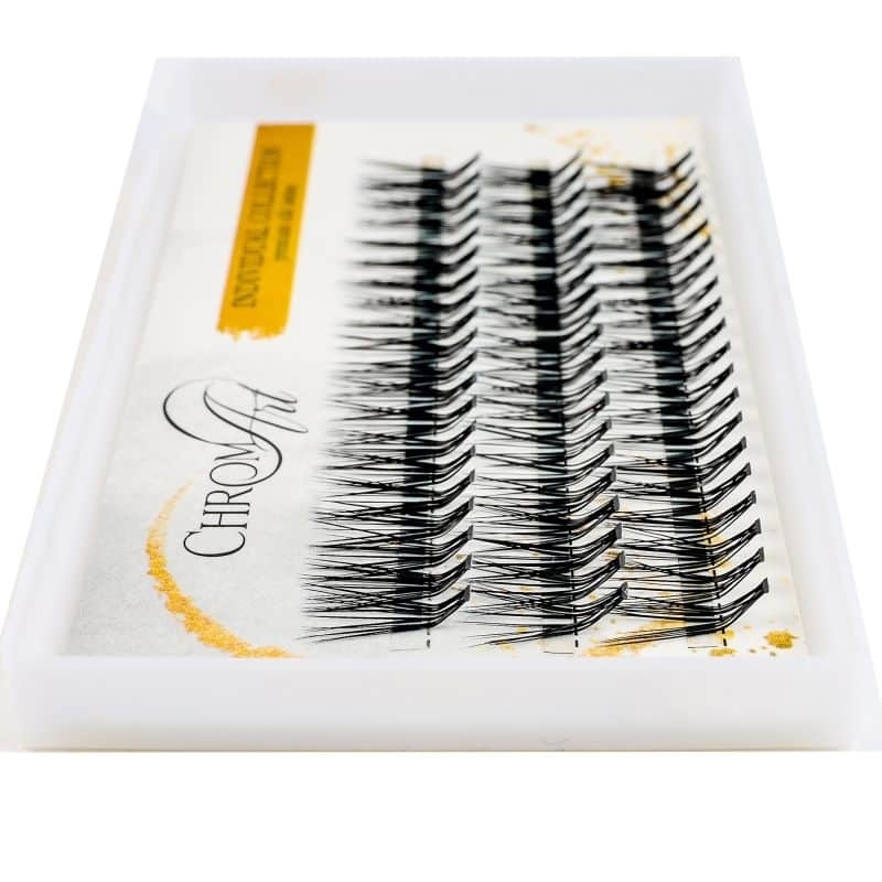 Gene false smocuri ChromArt Premium Silk Lashes Curbură L Mix
