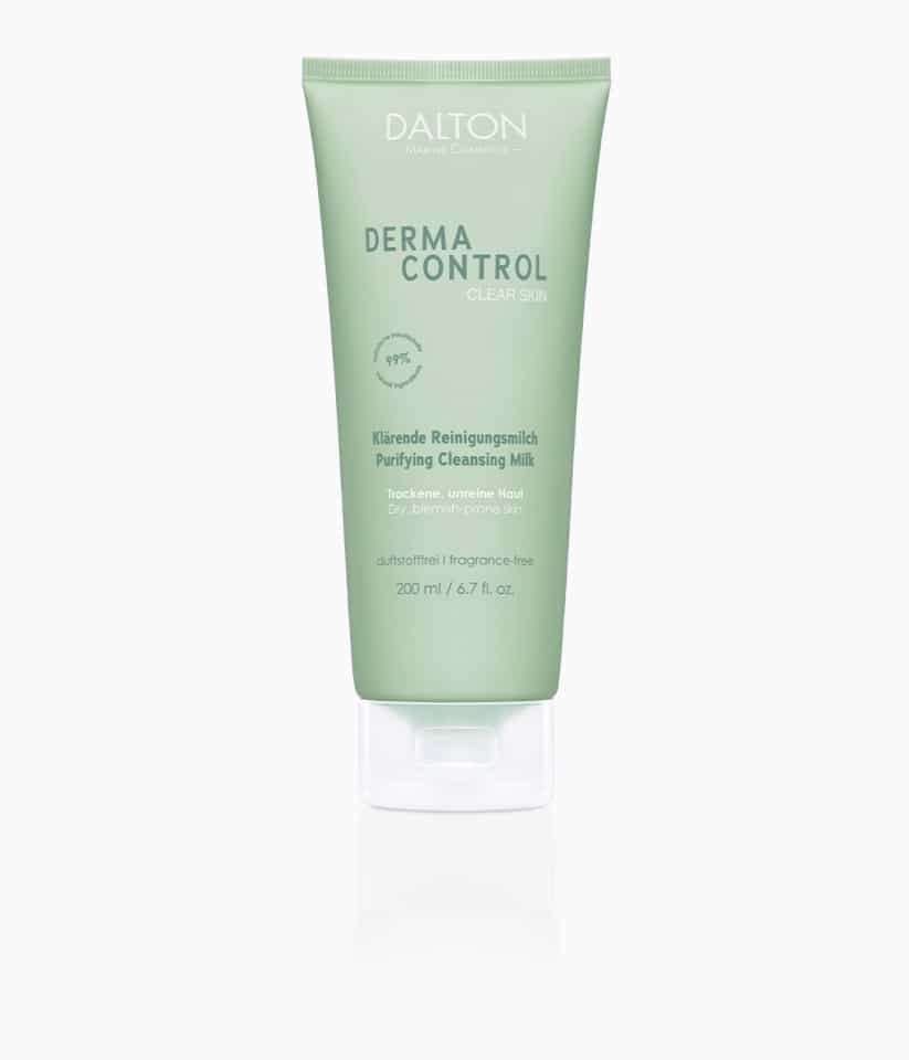 Lapte demachiant ten gras anti-coșuri sau acnee Derma Control Purifying Cleansing Milk