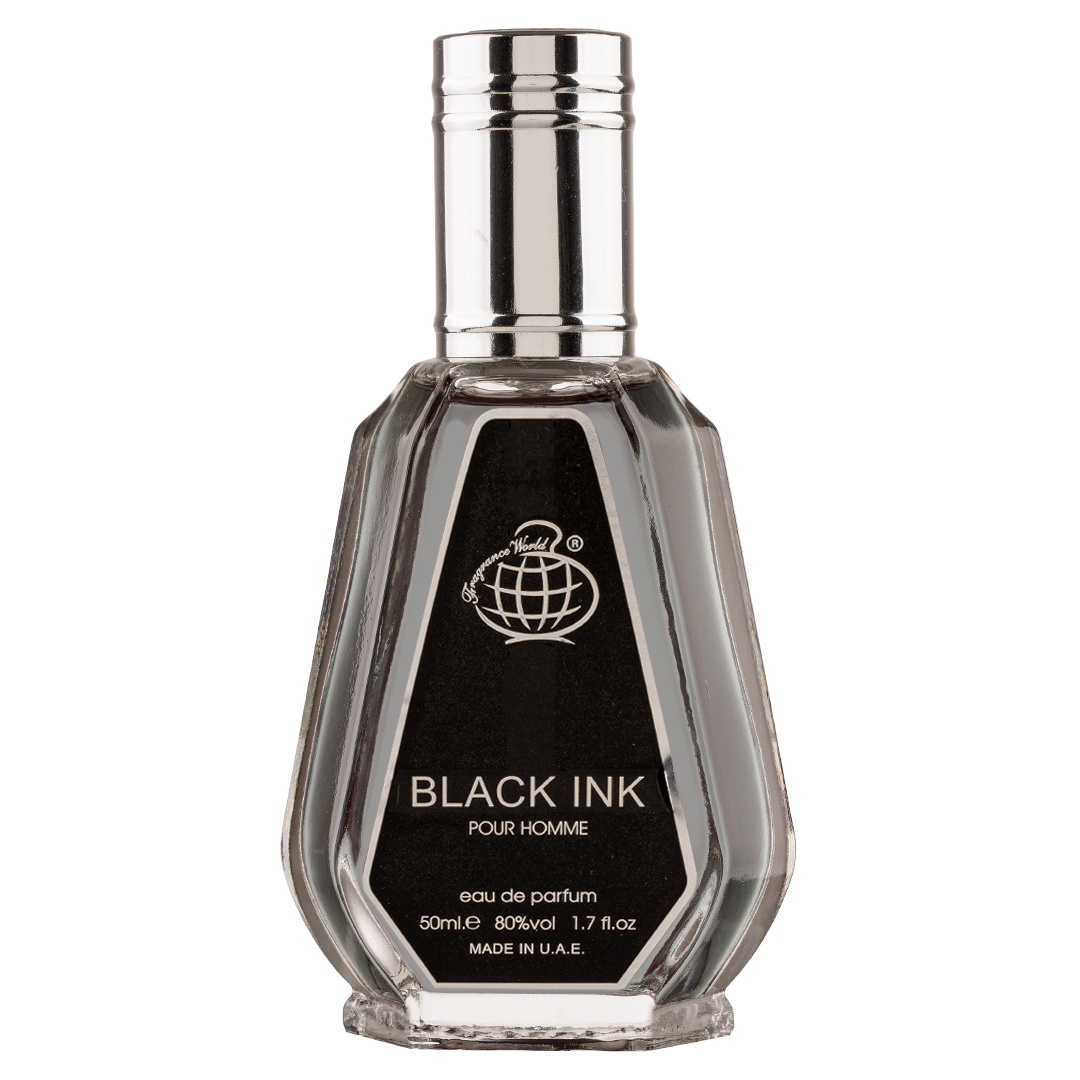 Apa de Parfum Black Ink, Fragrance World, Barbati 50ml