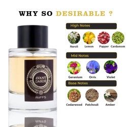 Apa de Parfum Avant Garde, Riiffs, Barbati 100ml