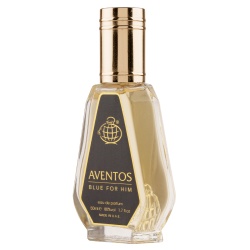Apa de Parfum Aventos Blue For Him, Fragrance World, Barbati 50ml - Img 2