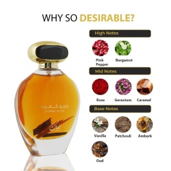 Apa de Parfum Khumrat Al Oud, Nusuk, Barbati 100ml