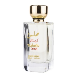 Set Mahasin Crystal, Lattafa, Femei, Apa de Parfum 100ml + Deo 50ml