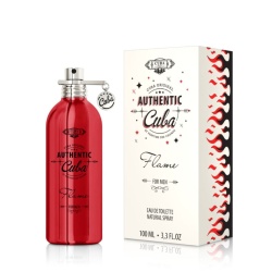 Apa de Parfum Cuba Authentic Flame, PC Design, Femei 100ml