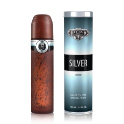 Apa de Toaleta Cuba Silver, PC Design, Barbati - 100ml
