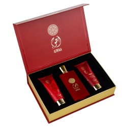 Set Cadou Ajwaa Apa de Parfum 100ml + Gel De Dus 100ml + Lotiune de corp 100ml, Nusuk - Img 2