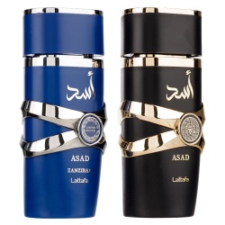 Set Cadou Asad Apa de Parfum 100ml + Asad Zanzibar Apa de parfum 100ml, Lattafa