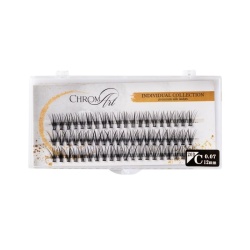 Gene false smocuri ChromArt Premium Silk Lashes Curbură C 12 mm - Img 2