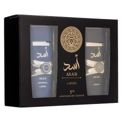 Set Cadou Asad Apa de Parfum 100ml + Asad Zanzibar Apa de parfum 100ml, Lattafa - Img 3