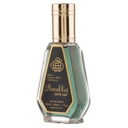 Apa de Parfum Barakkat Satin Oud, Fragrance World, Unisex 50ml