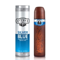 Apa de Toaleta Cuba Silver Blue, PC Design, Barbati - 100ml
