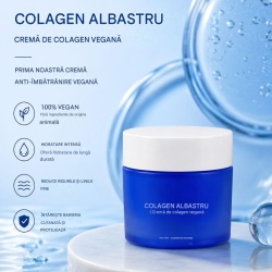 Cremă anti-aging pielea matură, normală sau mixtă BLUE COLLAGEN Vegan Collagen Cream 50 ml