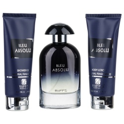 Gift Set Bleu Absolu Eau de Parfum 100ml + Shower Gel 100ml + Body Lotion 100ml, Riiffs