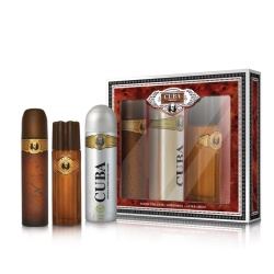 Set Cuba Gold, PC Design, Barbati, Apa de Parfum 100ml + Deo 200ml + After Shave 100ml