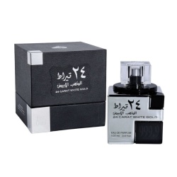 Apa de Parfum 24 Carat White Gold, Lattafa, Barbati 100ml - Img 4