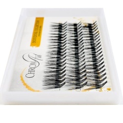 Gene false smocuri ChromArt Premium Silk Lashes Curbură L 12 mm - Img 2