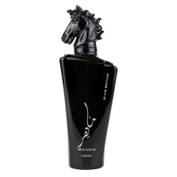 Maahir Black Edition Eau de Parfum, Lattafa, Men 100ml