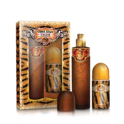 Set Cuba Jungle Tiger, PC Design, Femei, Apa de Parfum 100ml + Deo 50ml
