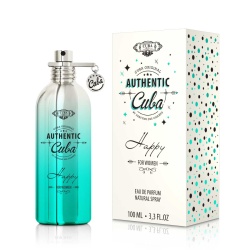 Apa de Parfum Cuba Authentic Happy, PC Design, Femei 100ml