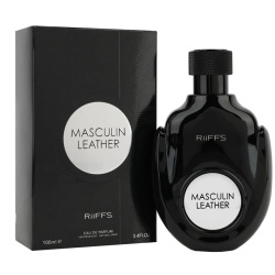 Apa de Parfum Masculin Leather, Riiffs, Barbati 100ml
