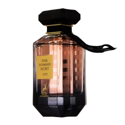 Apa de Parfum Pink Shimmer Secret Oud, Maison Alhambra, Femei 100ml - Img 2