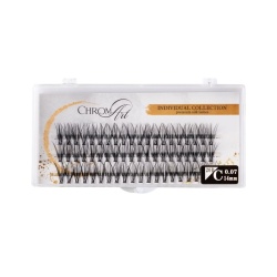 Gene false smocuri ChromArt Premium Silk Lashes Curbură C 14 mm - Img 2