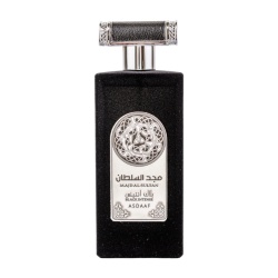 Apa de Parfum Majd Al Sultan Black Intense, Asdaaf, Barbati 100ml