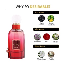 Apa de Parfum Zahra, Nusuk, Femei 85ml