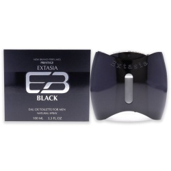 Apa de Toaleta Extasia Black, New Brand Prestiges, Barbati - 100ml - Img 4