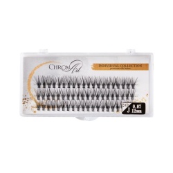 Gene false smocuri ChromArt Premium Silk Lashes Curbură J 12 mm - Img 2