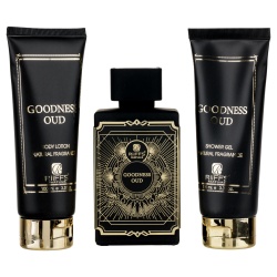 Gift Set Goodness Oud Eau de Parfum 100ml + Shower Gel 100ml + Body Lotion 100ml, Riiffs