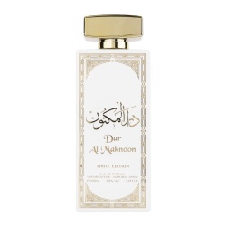 Apa de Parfum Dar Al Maknoon White Edition, Wadi Al Khaleej, Unisex 100ml