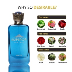 Apa de Parfum Emperor For Man, Riiffs, Barbati 100ml