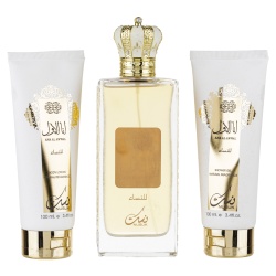 Gift Set Ana Al Awwal Eau de Parfum 100ml + Shower Gel 100ml + Body Lotion 100ml, Nusuk