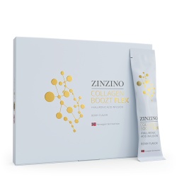 Zinzino Collagen Boozt Flex – colagen marin cu acid hialuronic, 10 × 12,8 g