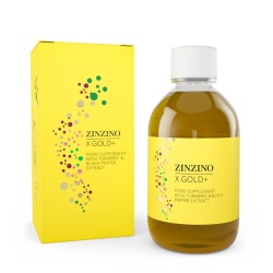 Zinzino X GOLD 250 ml Supliment pe bază de turmeric și piperină
