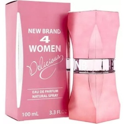 Apa de Parfum 4 Woman Delicious, New Brand Prestige, Femei 100ml