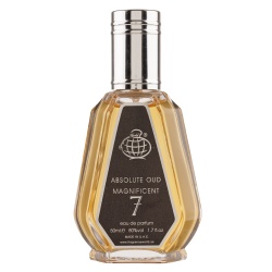 Apa de Parfum Absolute Oud Magnificent 7, Fragrance World, Unisex 50ml
