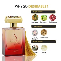 Apa de Parfum Alwaan, Nusuk, Femei 100ml - Img 5