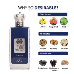 Apa de Parfum Ana Al Awwal Blue, Nusuk, Barbati100ml - Img 5