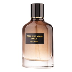 Apa de Parfum Genuine Man Only Eau Bois, Fragrance World, Barbati 100ml