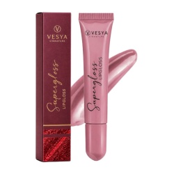 ChromArt Supergloss Birthday Cake by Vesya Signature – Luciu de buze cu aromă de tort aniversar, 10 g
