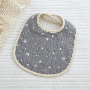 Babetica 6 straturi, 100% bumbac - gri - certificat OEKO-TEX