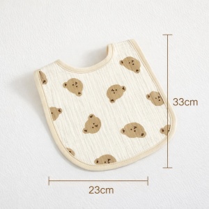 bavetă pentru bebeluși BabyTeo din bumbac moale, absorbantă