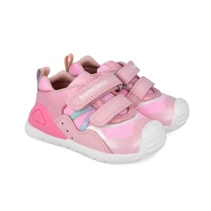 Pantofi sport roz pentru fetițe, pentru primii pași, model Biomecanics 262103-A032 - Img 3
